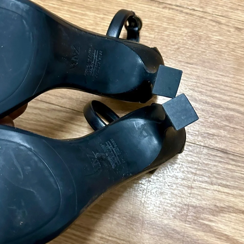 ZARA Black Sandals - Picture 12 of 13